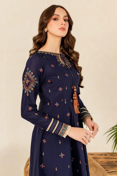 Hreem Navy Blue 02 Pc Flat 50% OFF